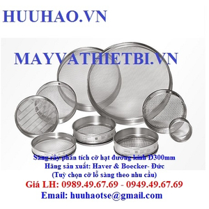 RÂY SÀNG HAVER-BOECKER D400 CÁC CỠ HẠT