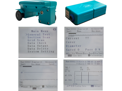 Máy định vị cốt thép trong bê tông