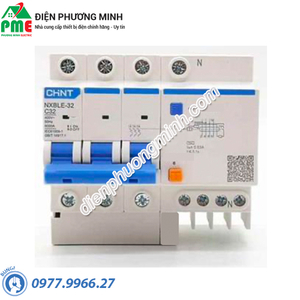 Cầu dao chống rò RCBO Chint NXBLE-32 3P+N C32 30mA 6kA