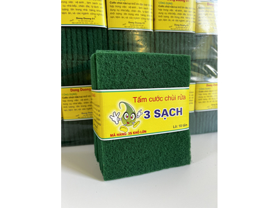 Cước chùi rửa rẻ xanh khổ lớn