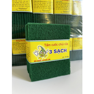 Cước chùi rửa rẻ xanh khổ lớn