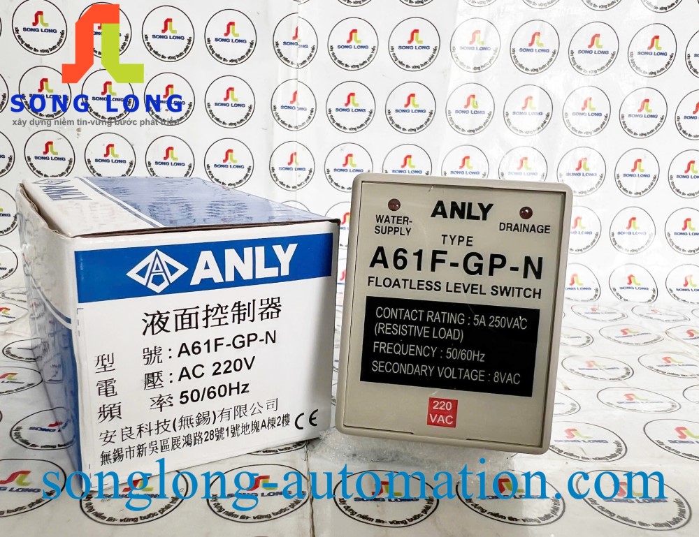 RELAY BÁO MỰC NƯỚC ANLY A61F-GP-N