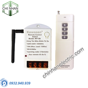 Công Tắc Điều Khiển Từ Xa Có Ăng-Ten - RF15B-RM4D - KAWASAN
