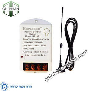 Công Tắc Điều Khiển Từ Xa - RF15B2 (không gồm remote) - KAWASAN
