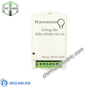 Công Tắc Điều Khiển Từ Xa, 2 Kênh - RF2K-220V (không gồm remote) - KAWASAN