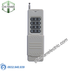 Remote Điều Khiển Từ Xa - RM12D (12 nút ,Anten dài 100-1500m) - KAWASAN