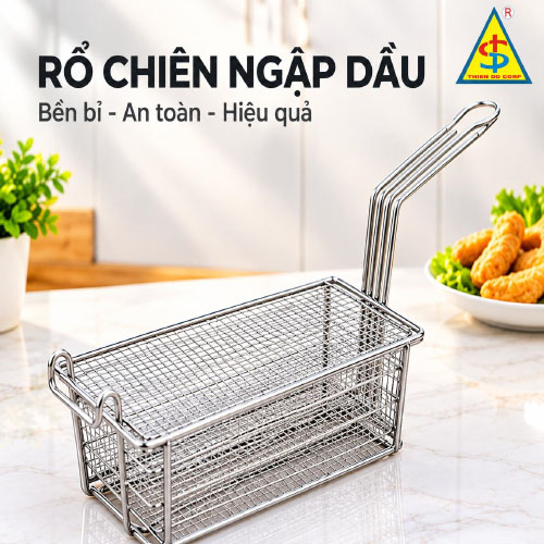 RỔ CHIÊN NGẬP DẦU 3 TẦNG – CÓ THỰC SỰ TIỆN CHO BẾP GIA ĐÌNH VÀ QUÁN ĂN?