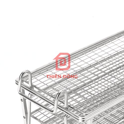 Rổ Chiên Nhúng Inox 3 Tầng Cho Nhà Hàng, Quán Ăn Giá Tốt