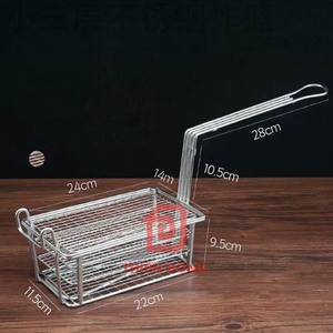 Rổ Chiên Nhúng Inox 3 Tầng Cho Nhà Hàng, Quán Ăn Giá Tốt