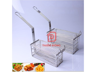 Rổ Chiên Nhúng Inox 3 Tầng Cho Nhà Hàng, Quán Ăn Giá Tốt