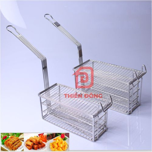 Rổ Chiên Nhúng Inox 3 Tầng Cho Nhà Hàng, Quán Ăn Giá Tốt