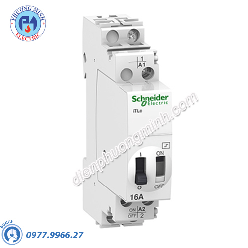Rờ-le ACTI9 điều khiển bằng tín hiệu xung, iTLI, changeover switch 1P 1NO+1NC 16A- Model A9C30815