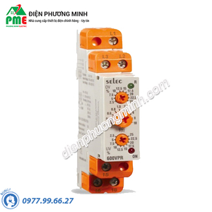 Rơ le bảo vệ điện áp 600VPR- 310 / 520 Selec - Model 600VPR- 310 / 520