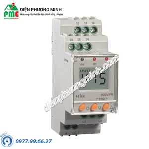 Rơ le bảo vệ điện áp và tần số 900VPR-2-280/520V Selec