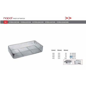 Rổ lưới hấp dụng cụ, kích thước 540x255x50mm Nopa SK 307/05