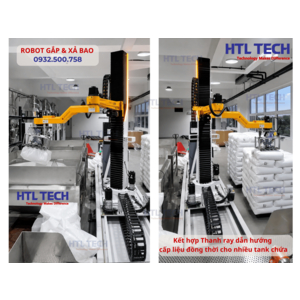 HỆ THỐNG ROBOT GẮP BAO NGUYÊN LIỆU