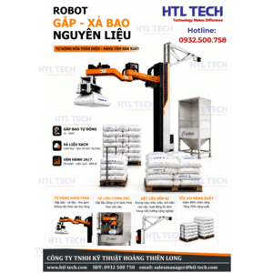 HỆ THỐNG ROBOT GẮP BAO NGUYÊN LIỆU