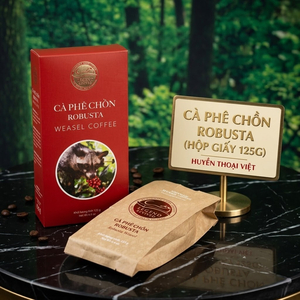 [HỘP GIẤY]Cà Phê Chồn Robusta Legend (Robusta Weasel Coffee) 125g