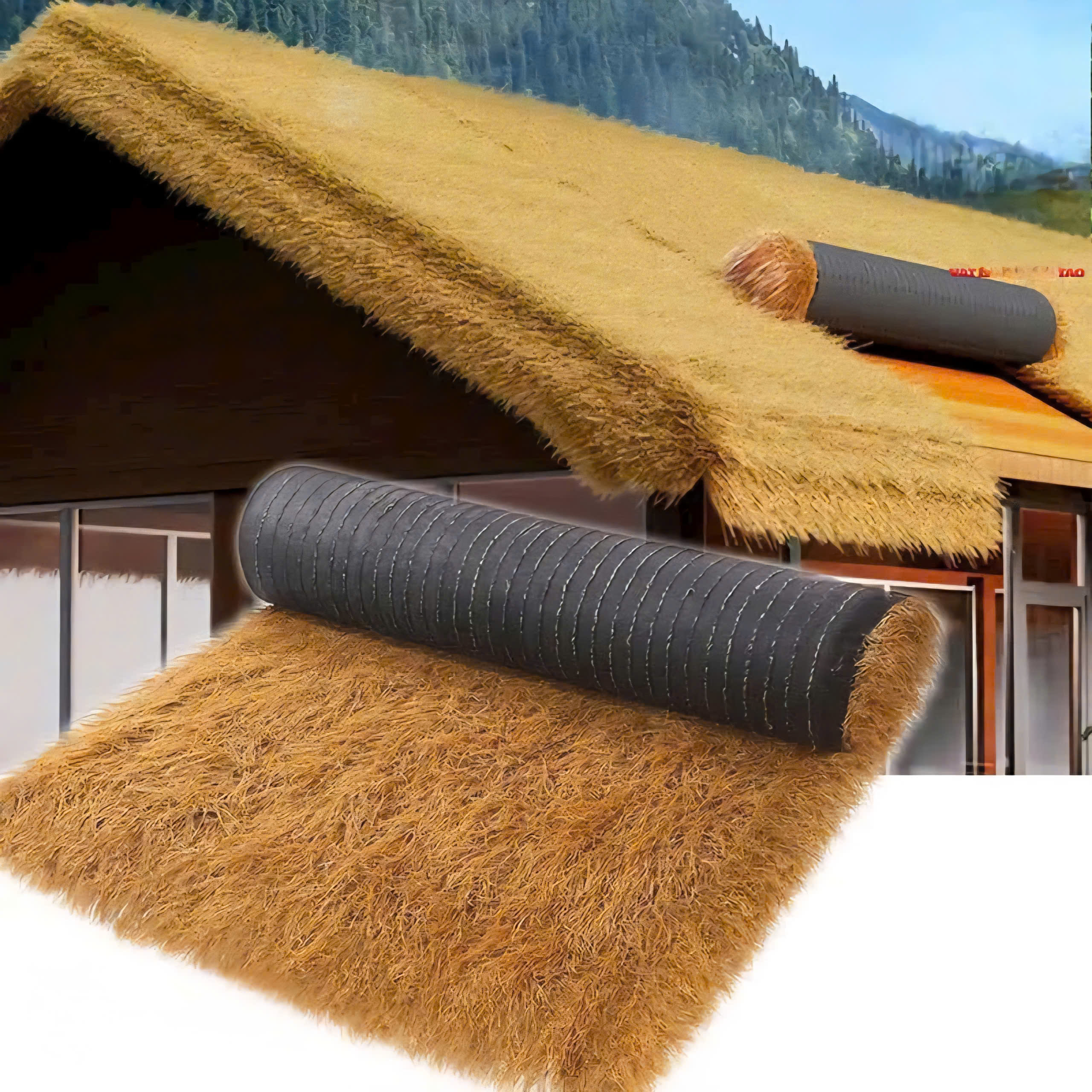 Mái rơm nhân tạo PTN