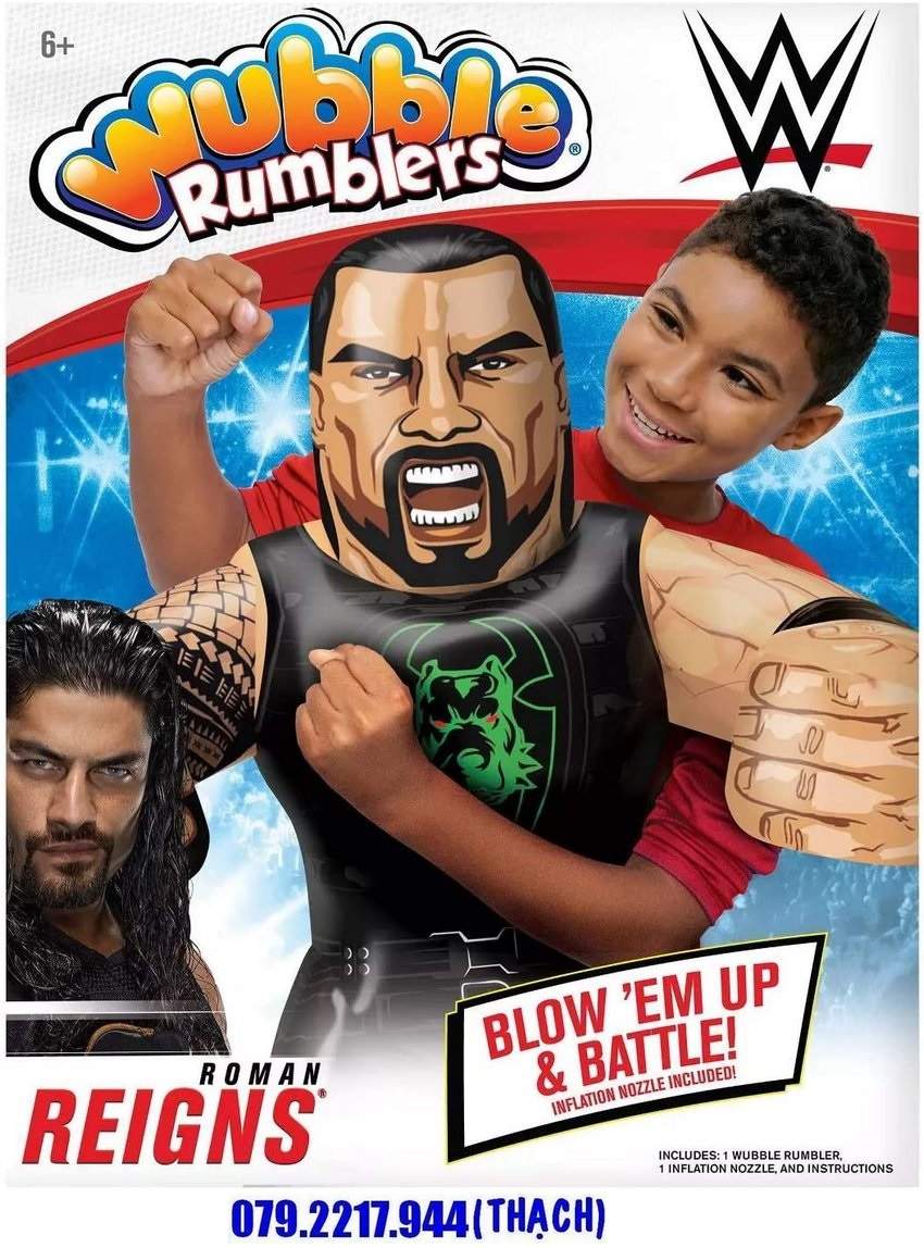 WWE ROMAN REIGNS - WUBBLE RUMBLERS