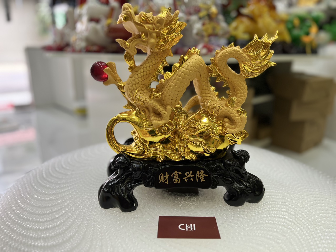 Tượng rồng nằm hồ lô