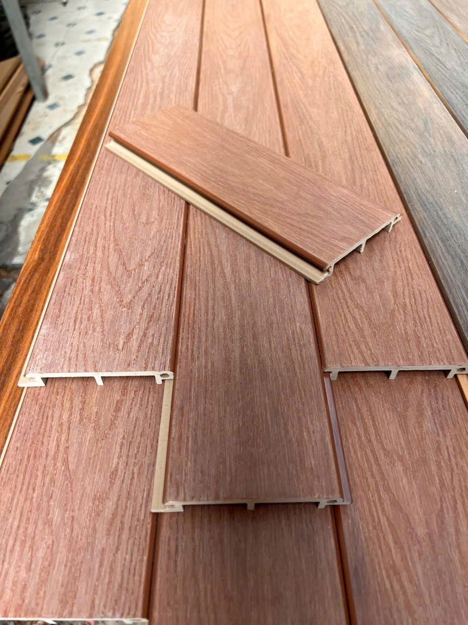 Tấm ốp gỗ nhựa ASA LW_ASA100H12