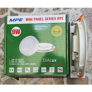 Đèn Led Panel Tròn Âm Trần 9W RPE