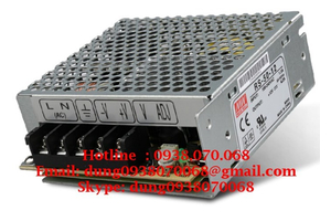 Bộ nguồn mean well RS-50-3.3, RS-50-5, RS-50-12, RS-50-15, RS-50-24, RS-50-48