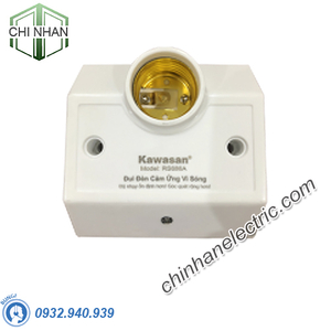 Đui Đèn Cảm Ứng Vi Sóng , Xuyên Qua Vách Gỗ/Thạch Cao Cửa Nhựa - RS686A - KAWASAN