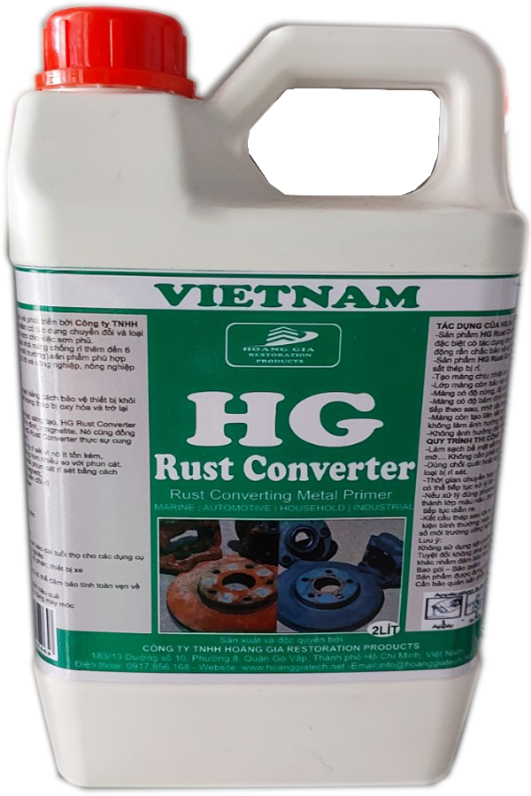 Dung dịch biến đổi Rỉ Sắt HG RUST CONVERTER 2000ML