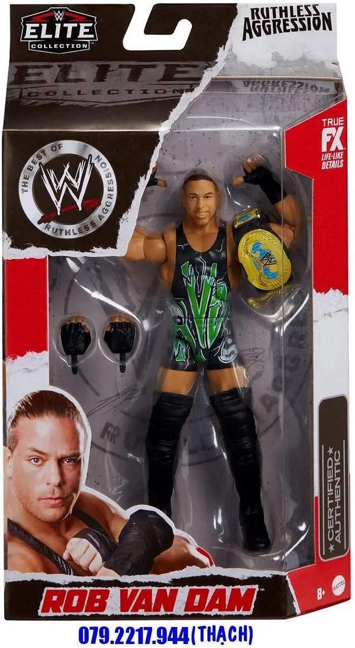 WWE ROB VAN DAM - ELITE THE BEST OF RUTHLESS AGGRESSION SERIES 2 (EXCLUSIVE)