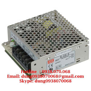 Bộ nguồn mean well S-25-5, S-25-12,S-25-15,S-25-24, S-25-48