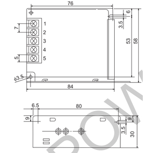 Bộ nguồn tổ ong S-35-24 ( 24VDC/1,5A)