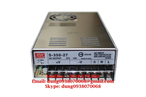 Bộ nguồn mean well S-350-5, S-350-7.5, S-350-12, S-350-15, S-350-27, S-350-24, S-350-48,S-350-36