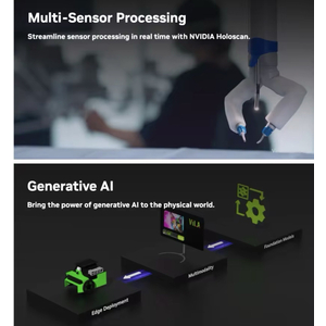 Máy tính AI NVIDIA Jetson AGX Thor Developer Kit, Blackwell GPU 2070 FP4 TFLOPS, 128 GB LPDD
