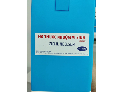 Bộ nhuộm BK Đàm ZIEHL-Neelsen (Thuốc nhuộm trực khuẩn lao Ziehl Neelsen)