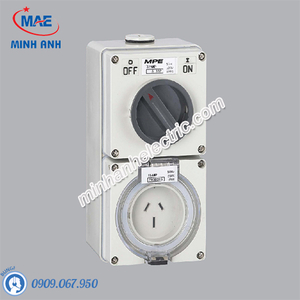 Ổ cắm kết hợp công tắc 3 cực S-315