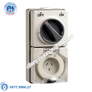 Ổ cắm có khóa 3P 10A 250V IP66 - Model S56C310GY