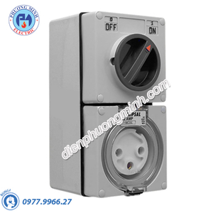 Ổ cắm có khóa 3P 32A 250V IP66 - Model S56C332GY