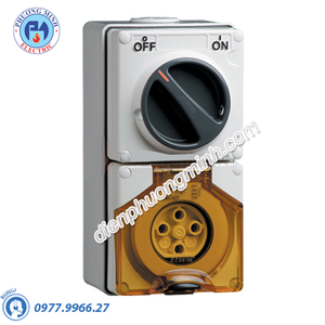 Ổ cắm có khóa 4P 20A 500V IP66 - Model S56C420GY