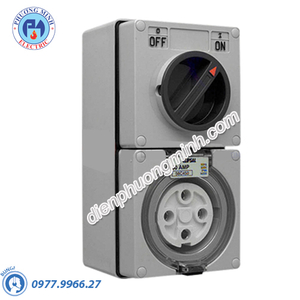 Ổ cắm có khóa 4P 50A 500V IP66 - Model S56C450GY