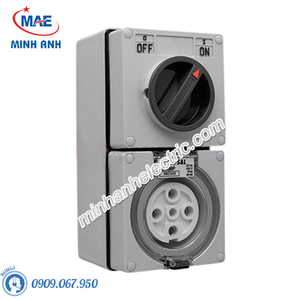 Ổ cắm có khóa 5P 40A 500V IP66 - Model S56C540GY