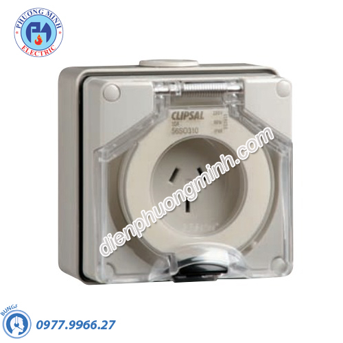 Ổ cắm có đế 3P 10A 250V IP66 - Model S56SO310GY