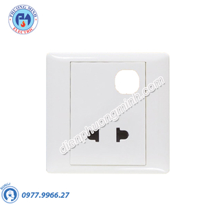 Ổ cắm đơn 2 chấu 16A với 1 lỗ - Model S986UX