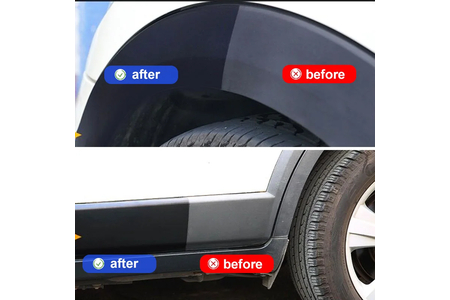 Chất phục hồi nhựa nhám của đồ ra HG Plastic Restorer Black to Black 300ml