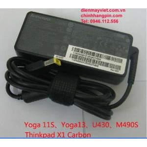 Sạc (adapter) Lenovo 11s Yoga yoga 13 M490S U430 điện 20V-3.25A miệng vuông original chính hãng