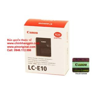 Sạc (adapter) máy ảnh Canon LC-E10 cho Pin Canon LP-E10 Lithium-Ion, EOS Rebel T3 chính hãng