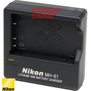 Sạc (adapter) máy ảnh Nikon MH-61 cho PIN (battery) máy ảnh Nikon EN-EL5 Lithium-Ion Battery