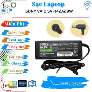 Sạc Laptop SONY VAIO SVF142A29W (Trắng)