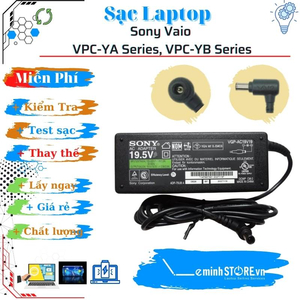 Sạc Laptop Sony Vaio VPC-YA Series, VPC-YB Series